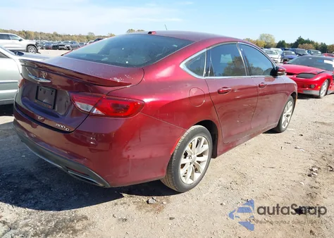2015 Chrysler 200 C из США, поврежденный, VIN 1C3CCCCG8FN553302